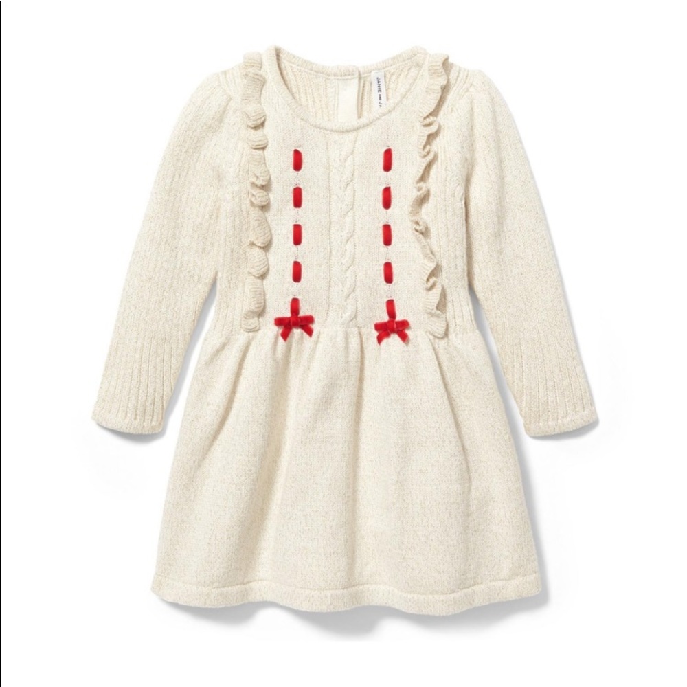Janie & Jack Shimmer Sweater dress
